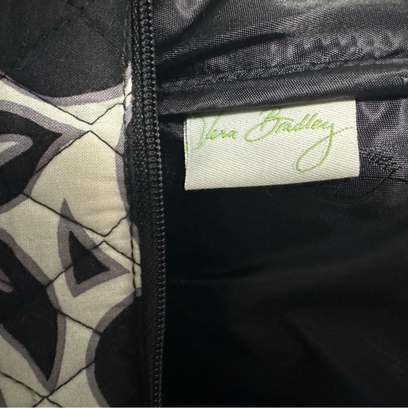 Floral Black and White Backpack Vera Bradley - Picture 7 of 11